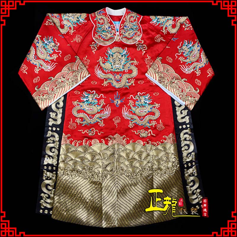 苏州皇帝蟒袍全金八宝团龙蟒